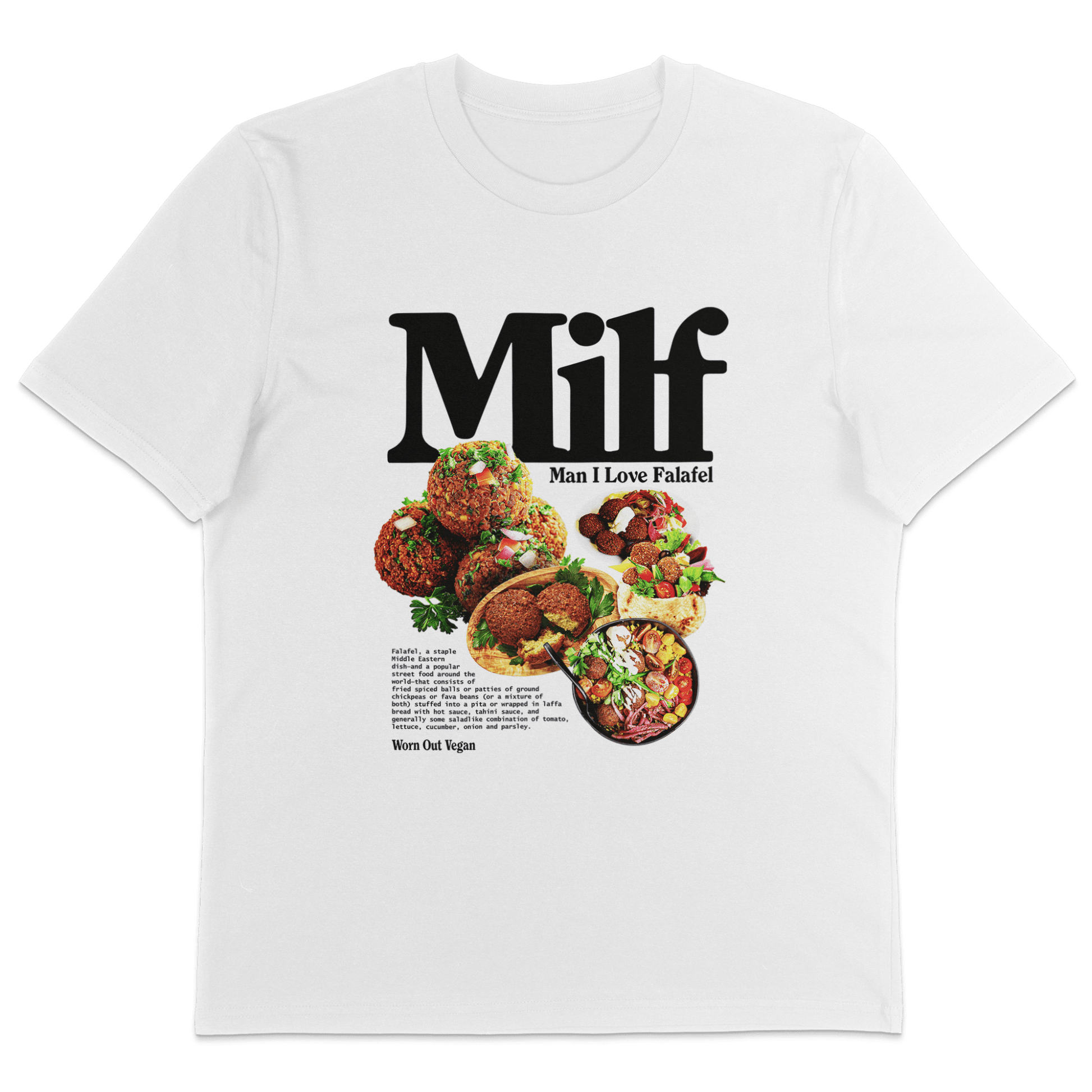 Man I Love Falafel T-Shirt - Vegan America
