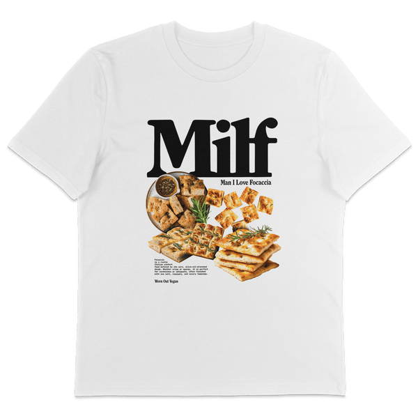 Man I Love Focaccia T-Shirt - Vegan America