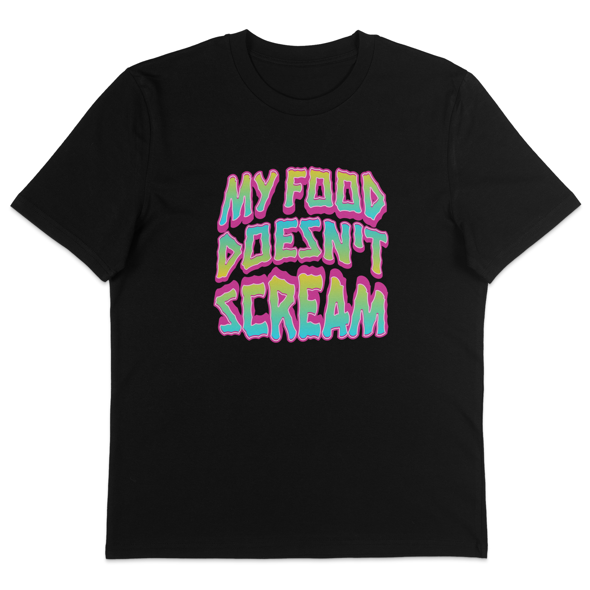 My Food Doesn't Scream T-Shirt - Vegan America
