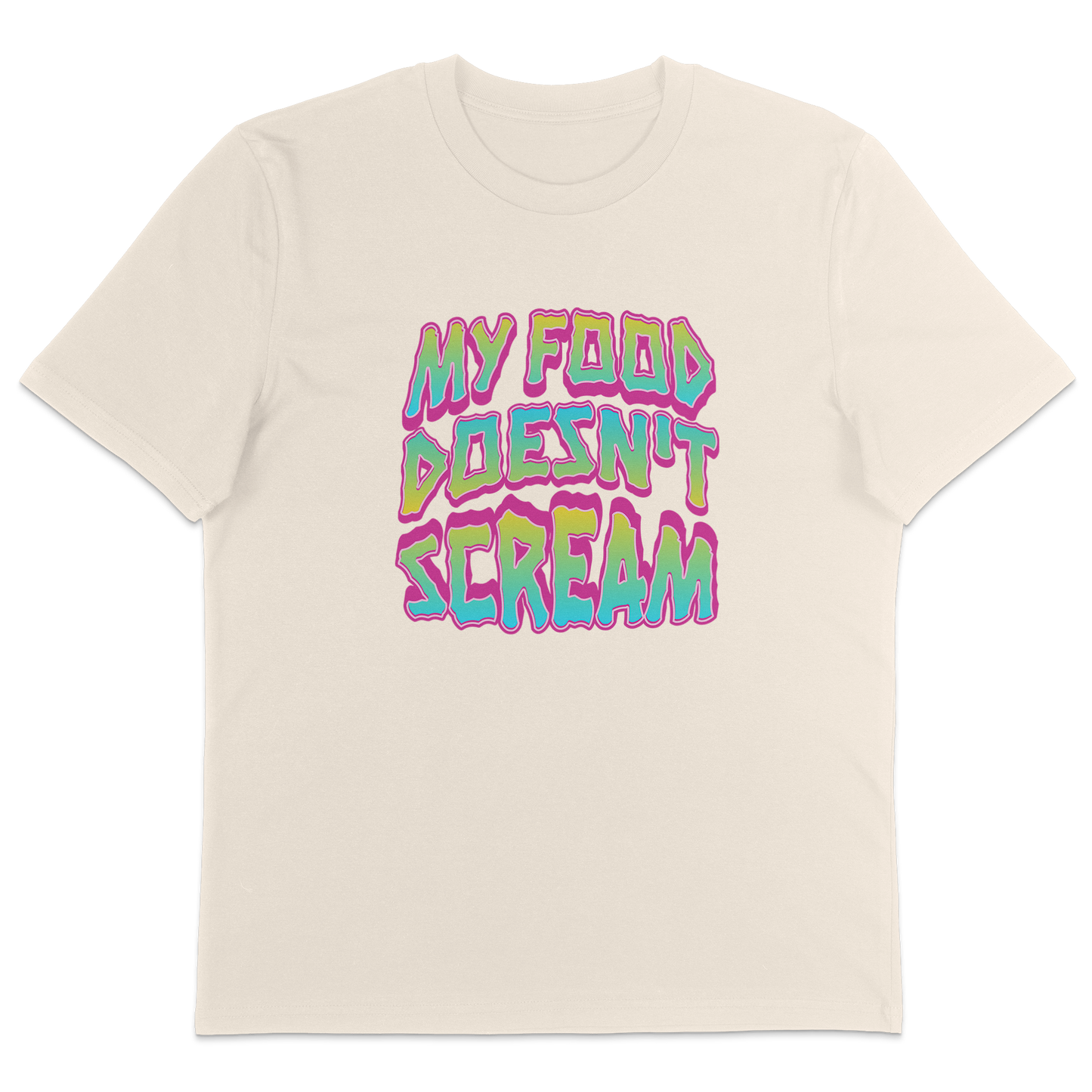 My Food Doesn't Scream T-Shirt - Vegan America