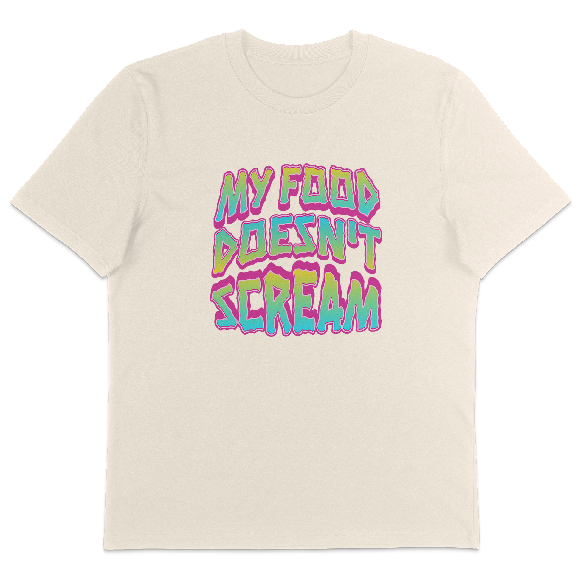 My Food Doesn't Scream T-Shirt - Vegan America