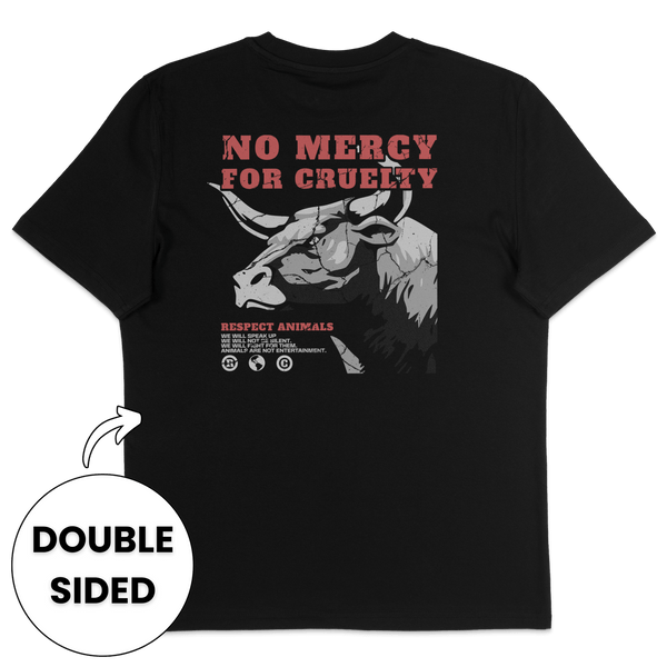 No Mercy For Cruelty Streetwear T-Shirt - Vegan America