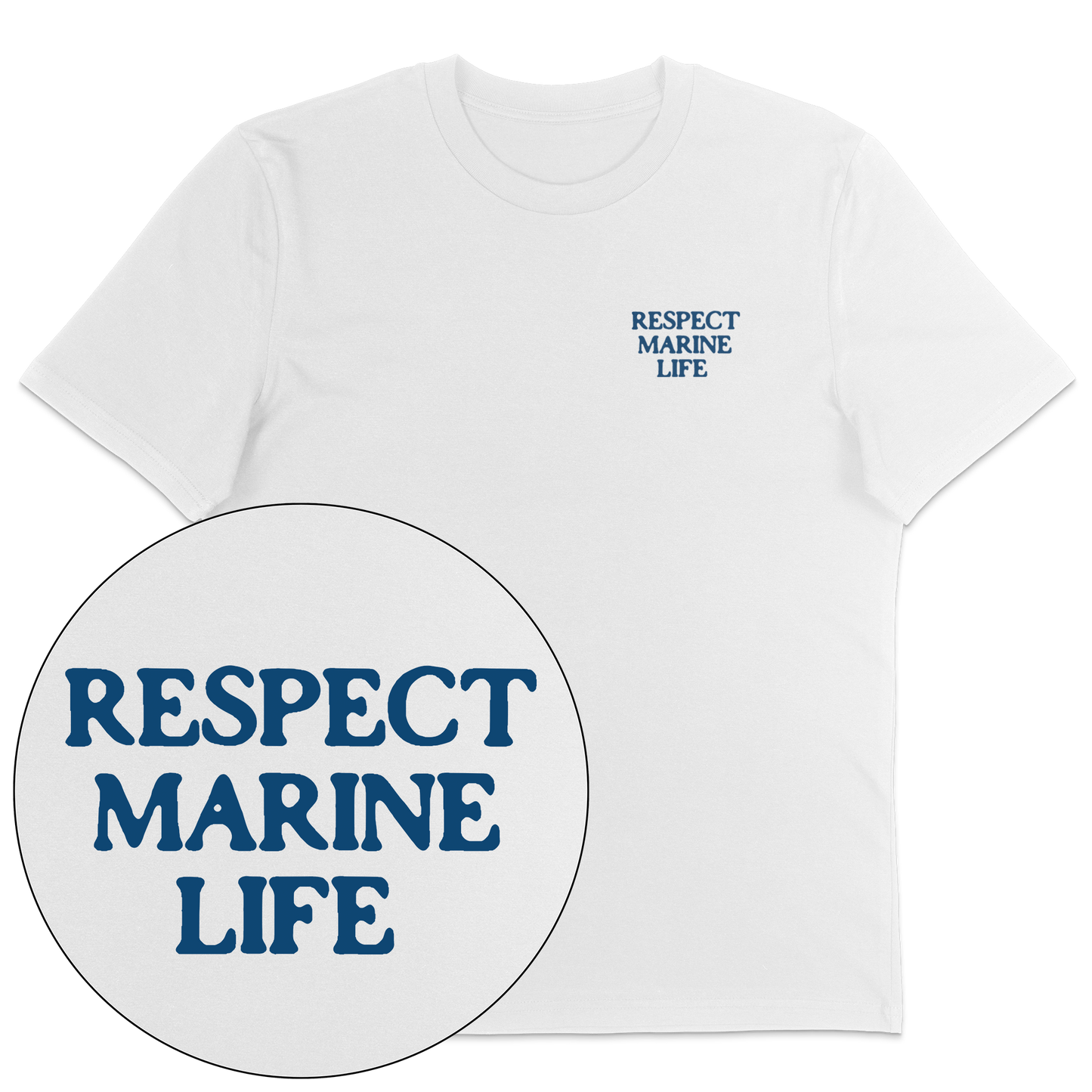 Respect Marine Life Streetwear T-Shirt - Vegan America