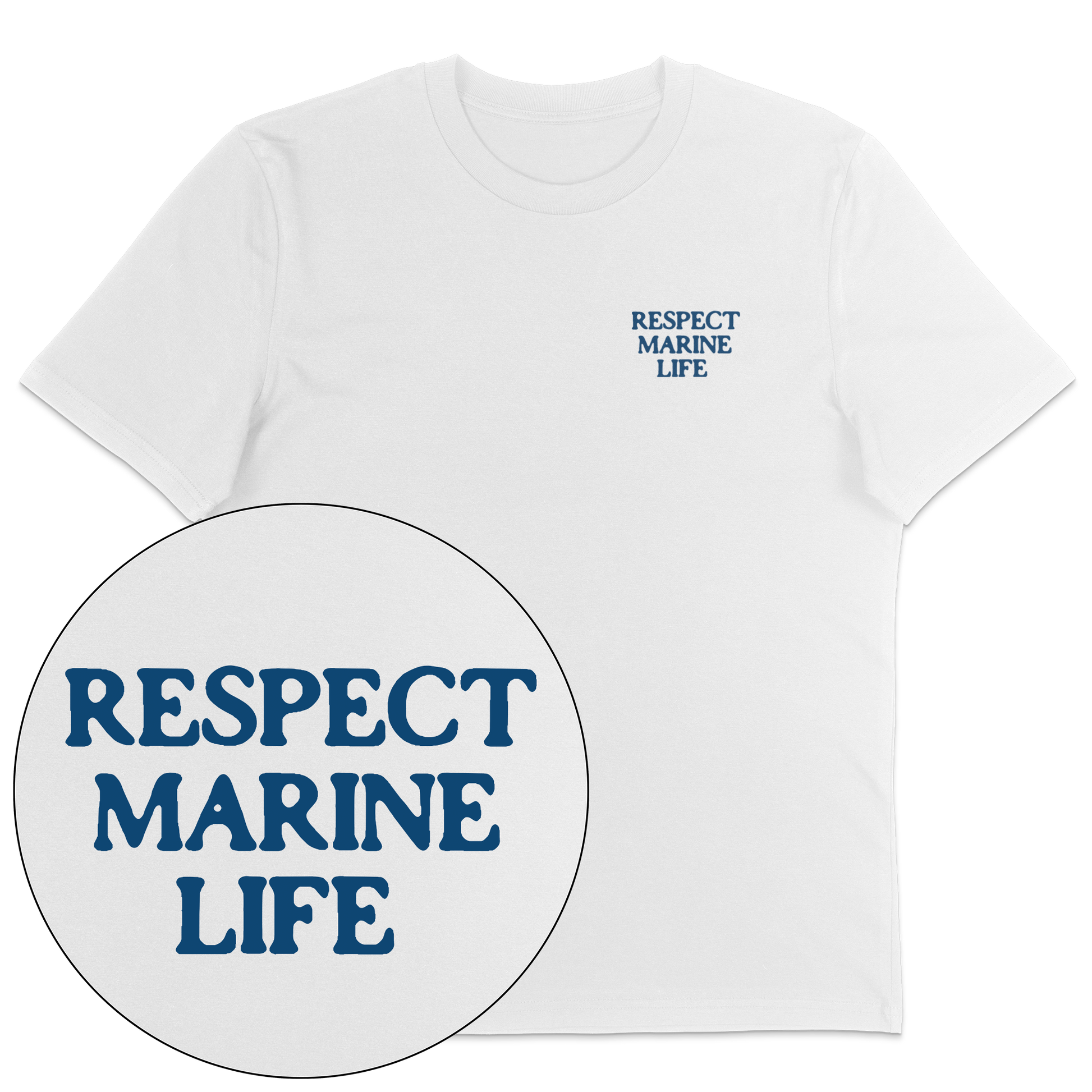 Respect Marine Life Streetwear T-Shirt - Vegan America