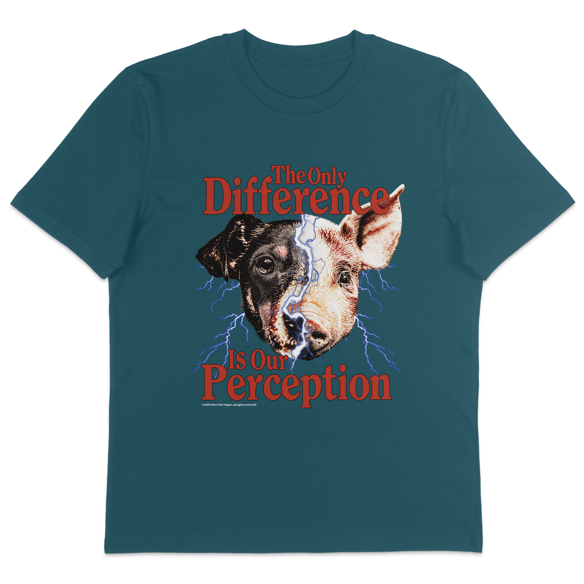 The Only Difference Is Our Perception T-Shirt - Vegan America