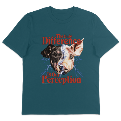 The Only Difference Is Our Perception T-Shirt - Vegan America