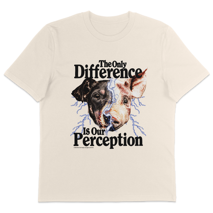 The Only Difference Is Our Perception T-Shirt - Vegan America