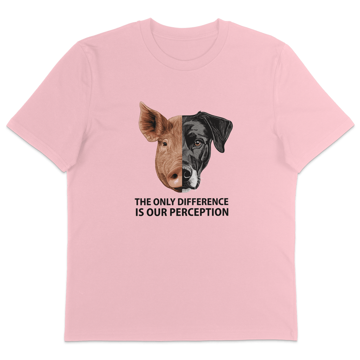The Only Difference Is Our Perception T-Shirt - Vegan America