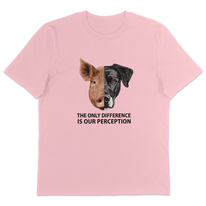 The Only Difference Is Our Perception T-Shirt - Vegan America