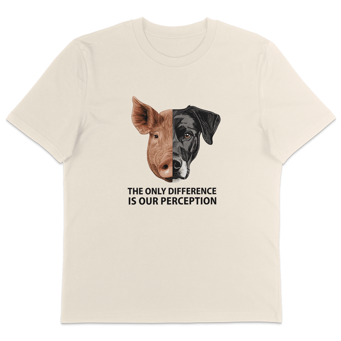 The Only Difference Is Our Perception T-Shirt - Vegan America