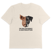 The Only Difference Is Our Perception T-Shirt - Vegan America