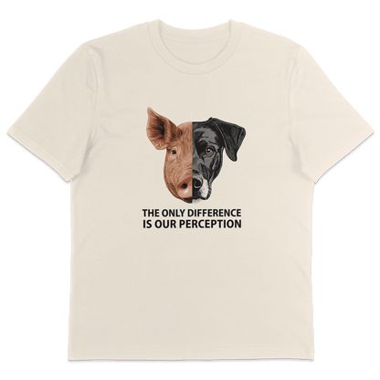 The Only Difference Is Our Perception T-Shirt - Vegan America