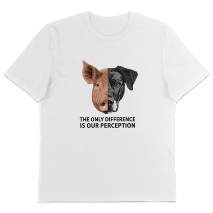 The Only Difference Is Our Perception T-Shirt - Vegan America