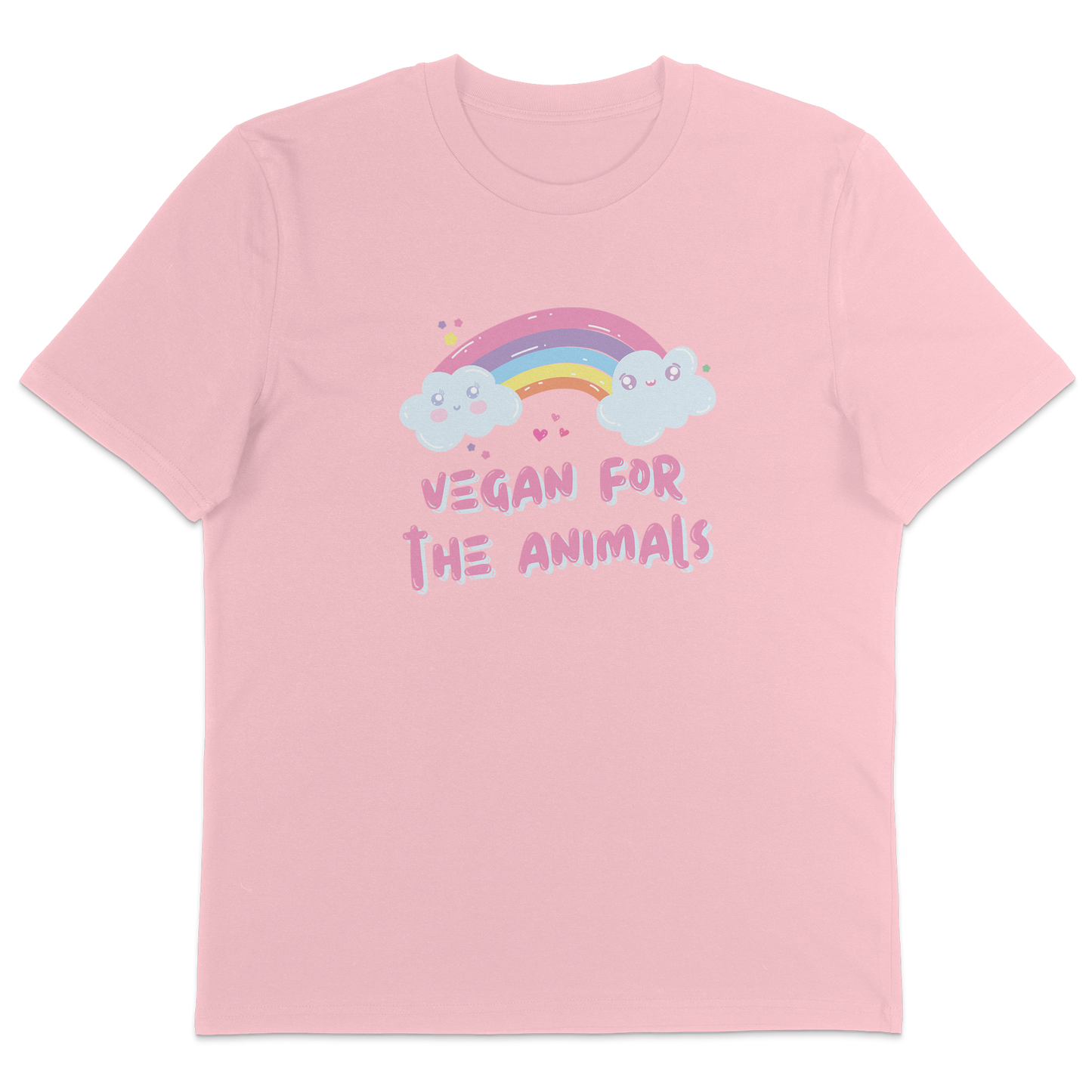 Vegan For The Animals Rainbow T-Shirt - Vegan America