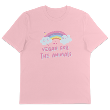 Vegan For The Animals Rainbow T-Shirt - Vegan America