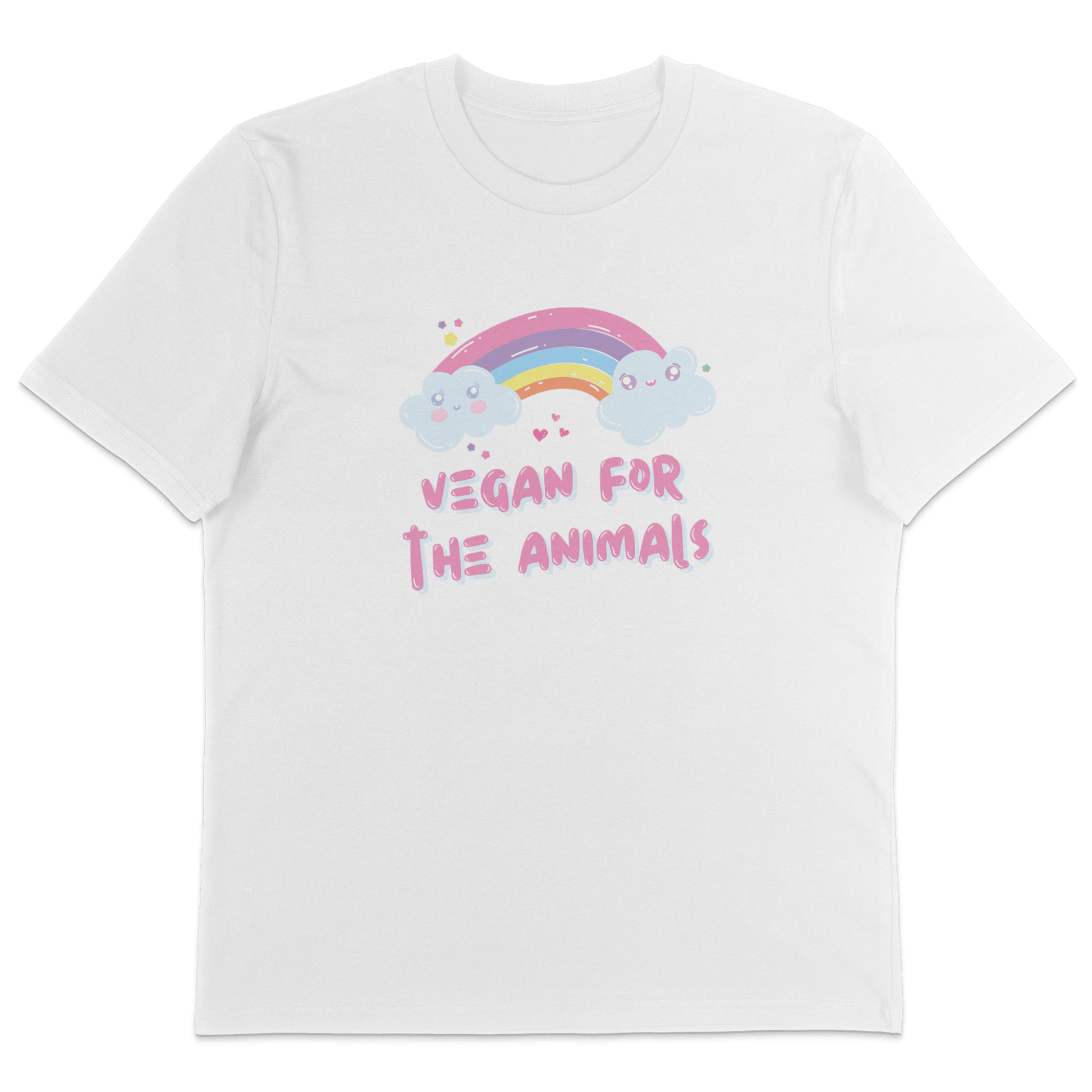 Vegan For The Animals Rainbow T-Shirt - Vegan America