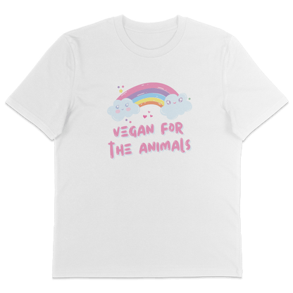Vegan For The Animals Rainbow T-Shirt - Vegan America