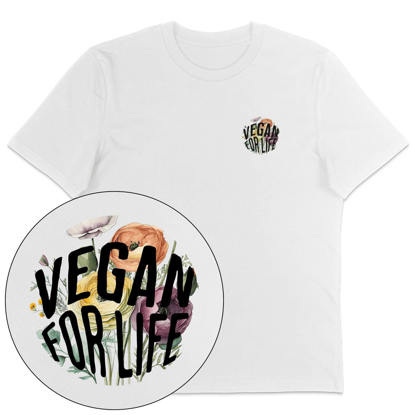 Vegan For Life T-Shirt - Vegan America