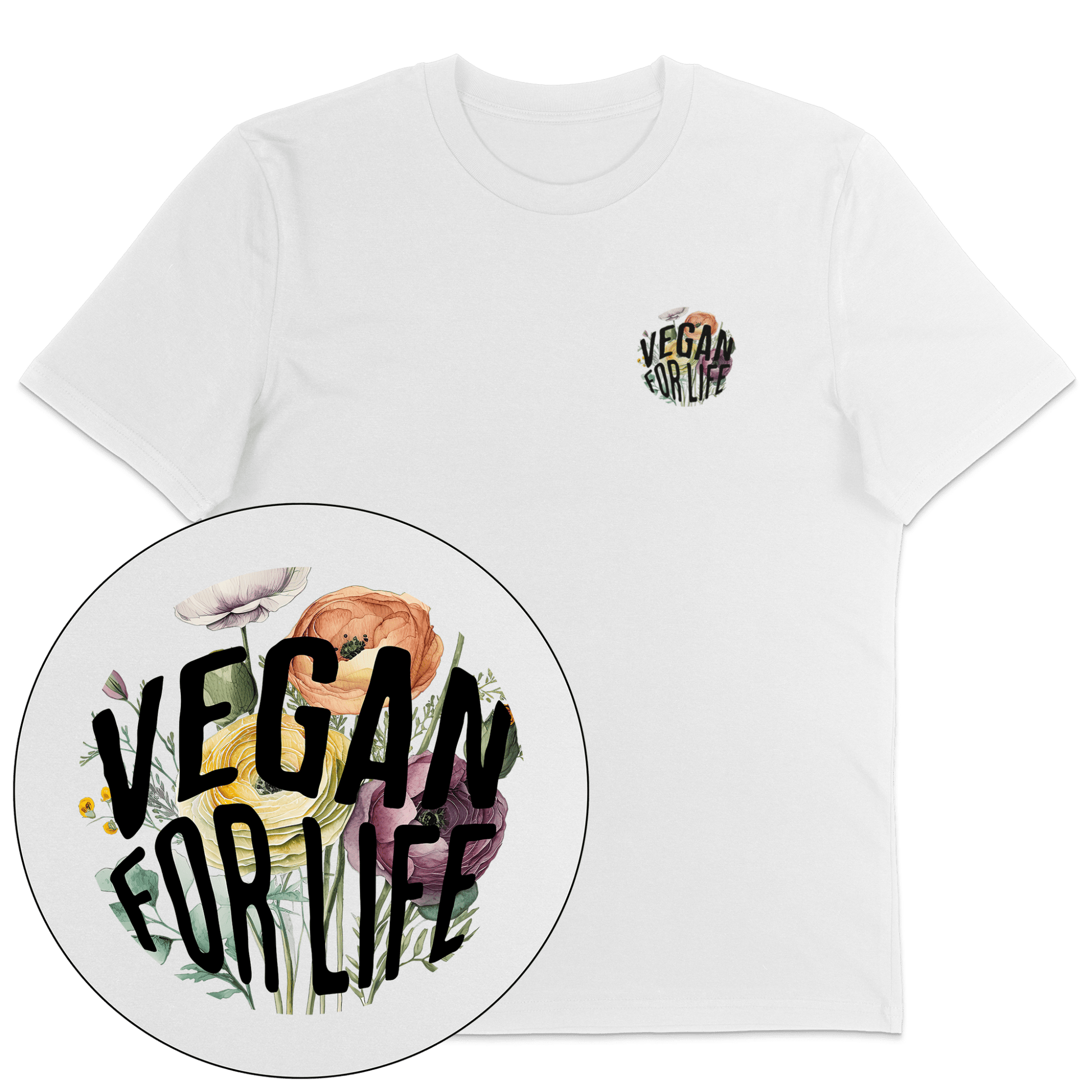 Vegan For Life T-Shirt - Vegan America