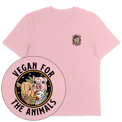 Vegan For The Animals Earthlings T-Shirt - Vegan America