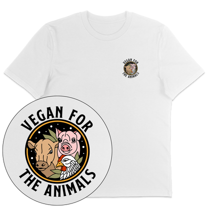 Vegan For The Animals Earthlings T-Shirt - Vegan America