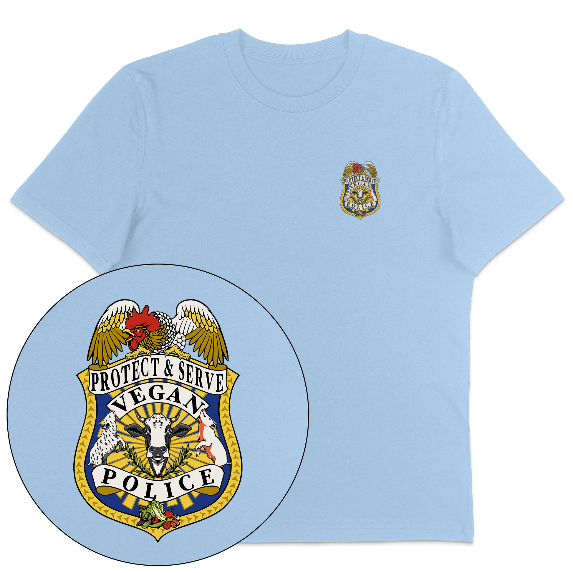 Vegan Police T-Shirt - Vegan America