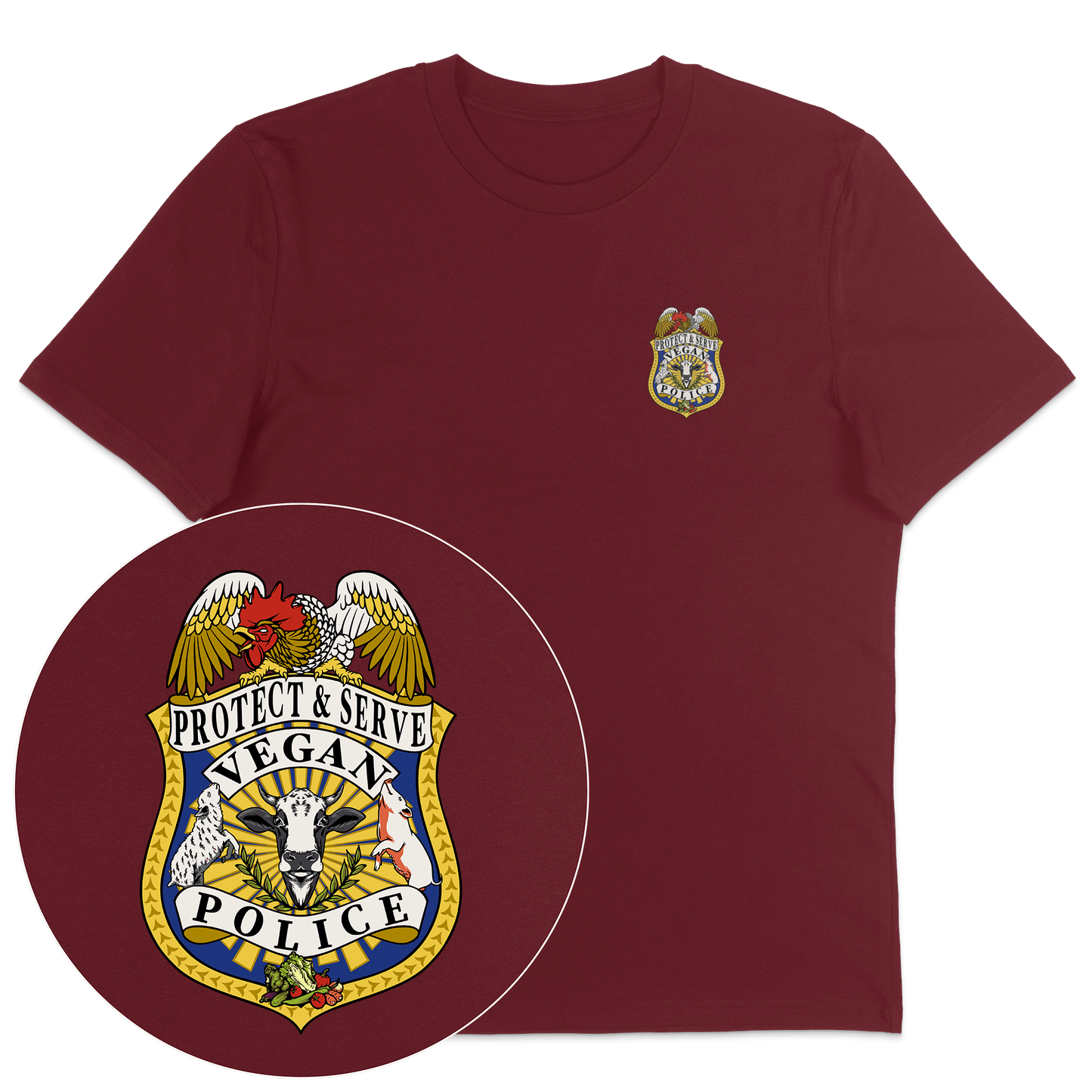 Vegan Police T-Shirt - Vegan America
