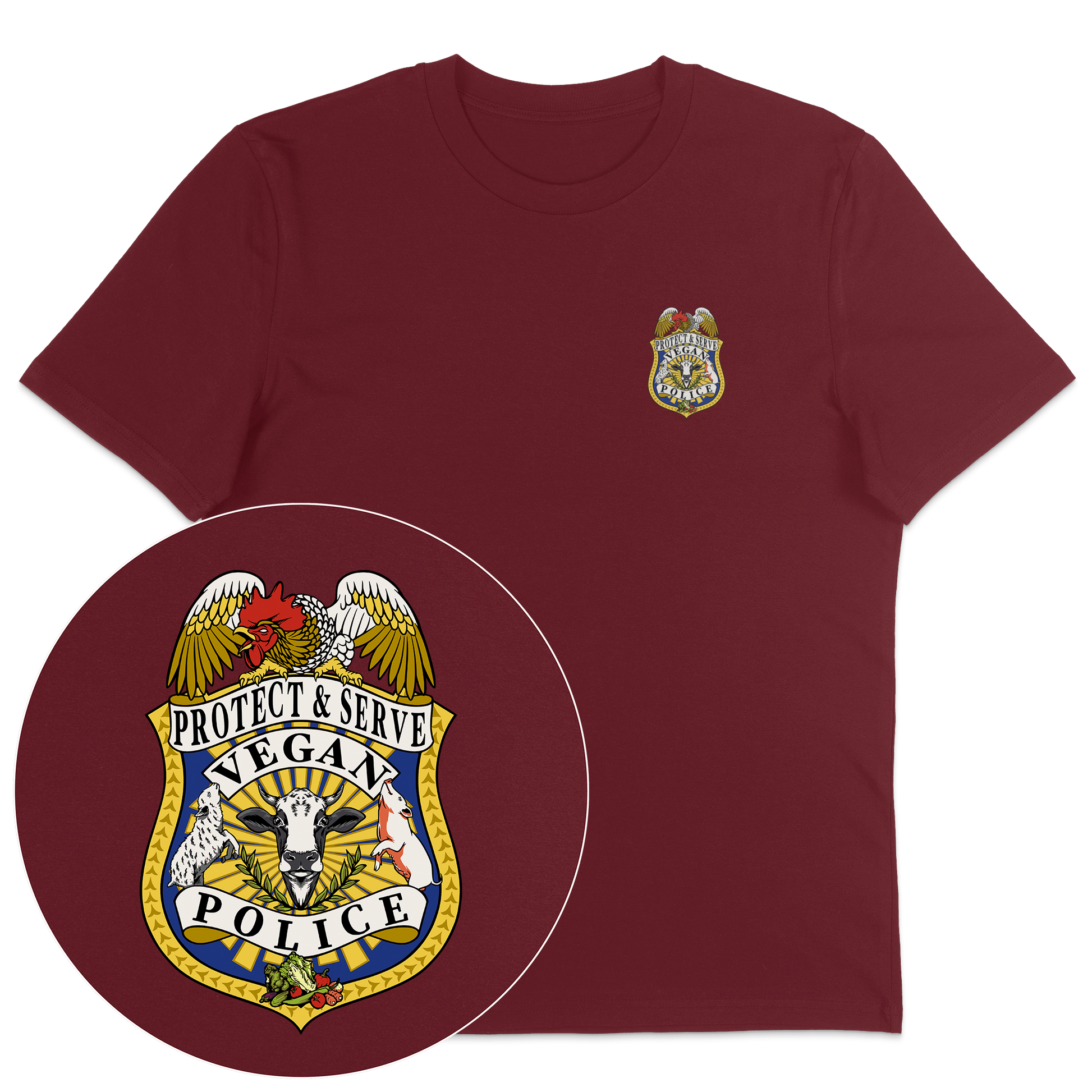 Vegan Police T-Shirt - Vegan America