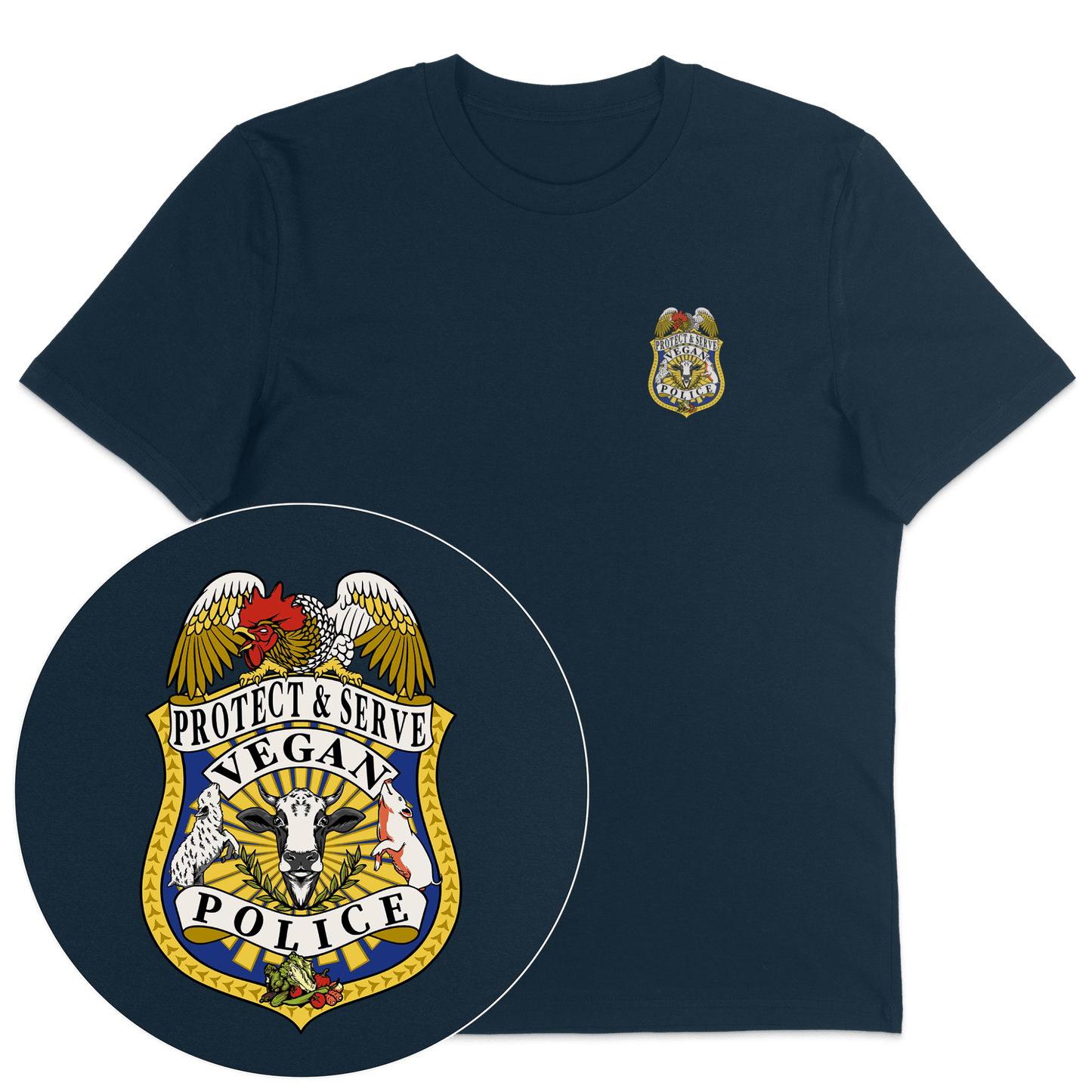 Vegan Police T-Shirt - Vegan America
