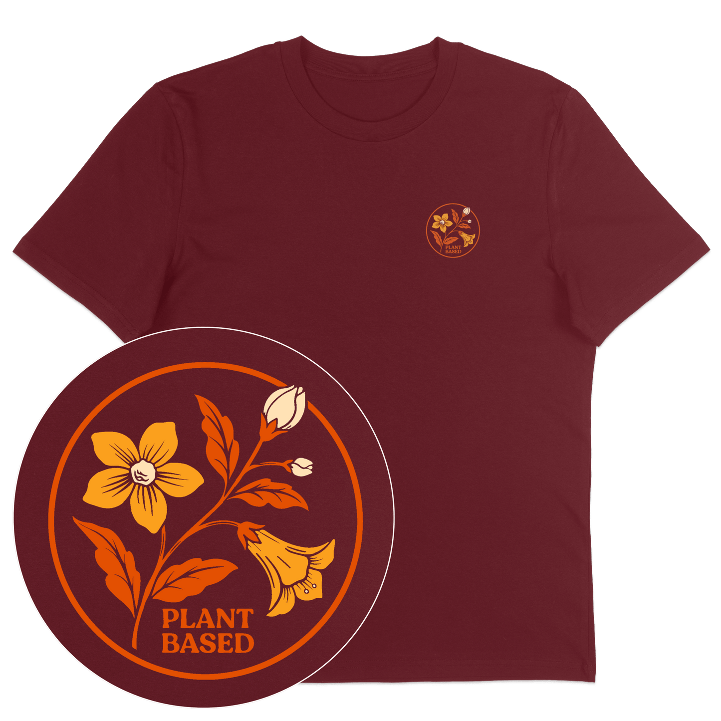 Plant - Based Flowers Streetwear T-Shirt - Vegan America