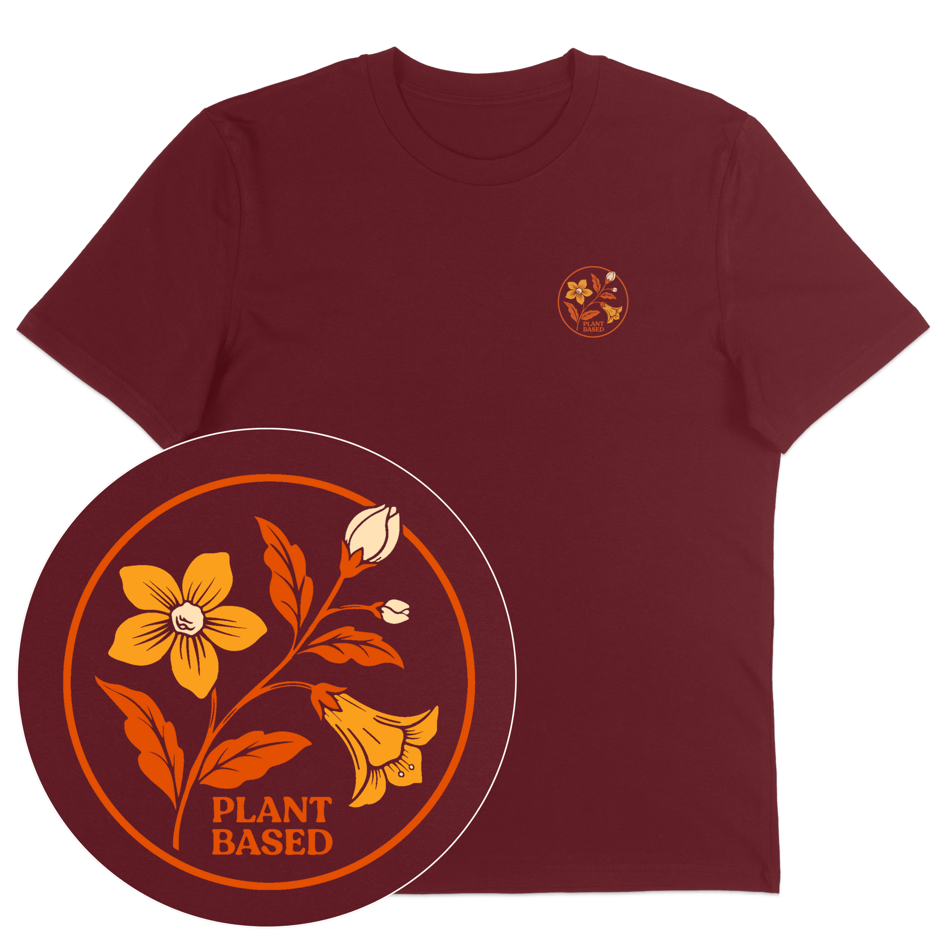 Plant - Based Flowers Streetwear T-Shirt - Vegan America