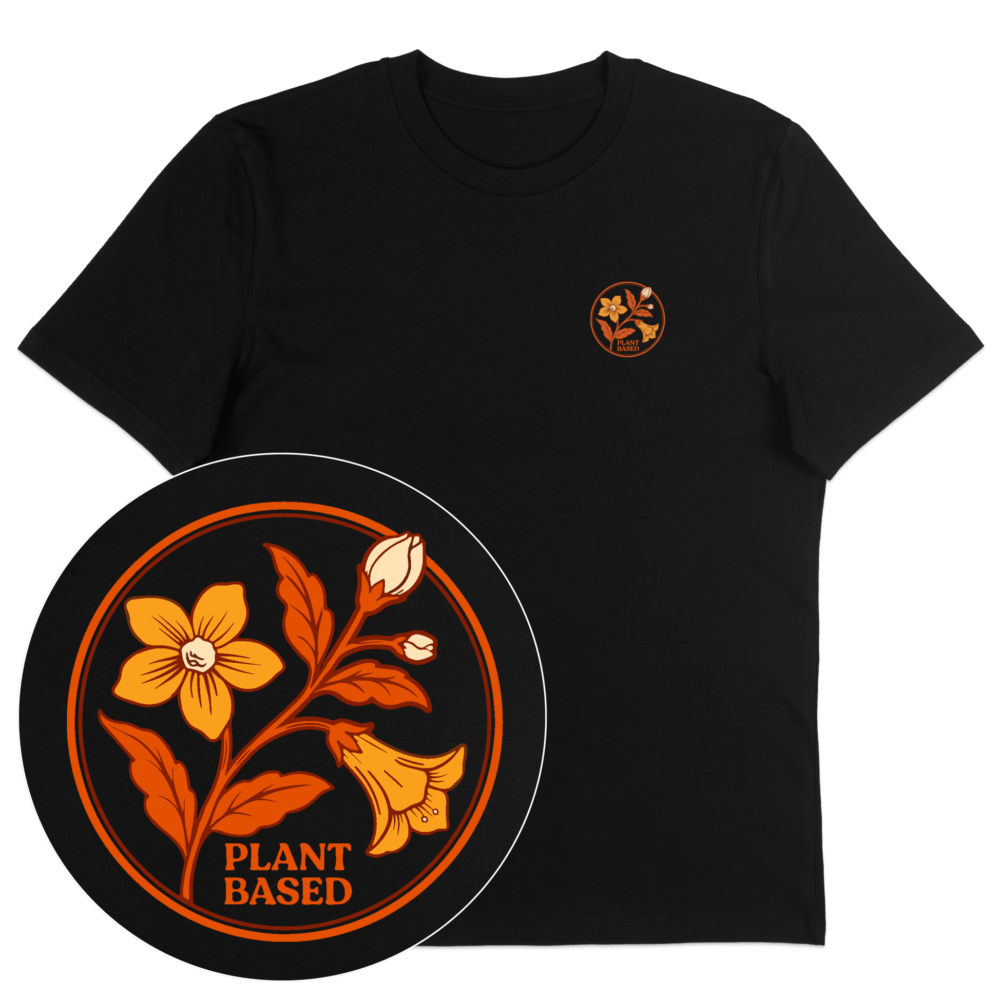 Plant - Based Flowers Streetwear T-Shirt - Vegan America
