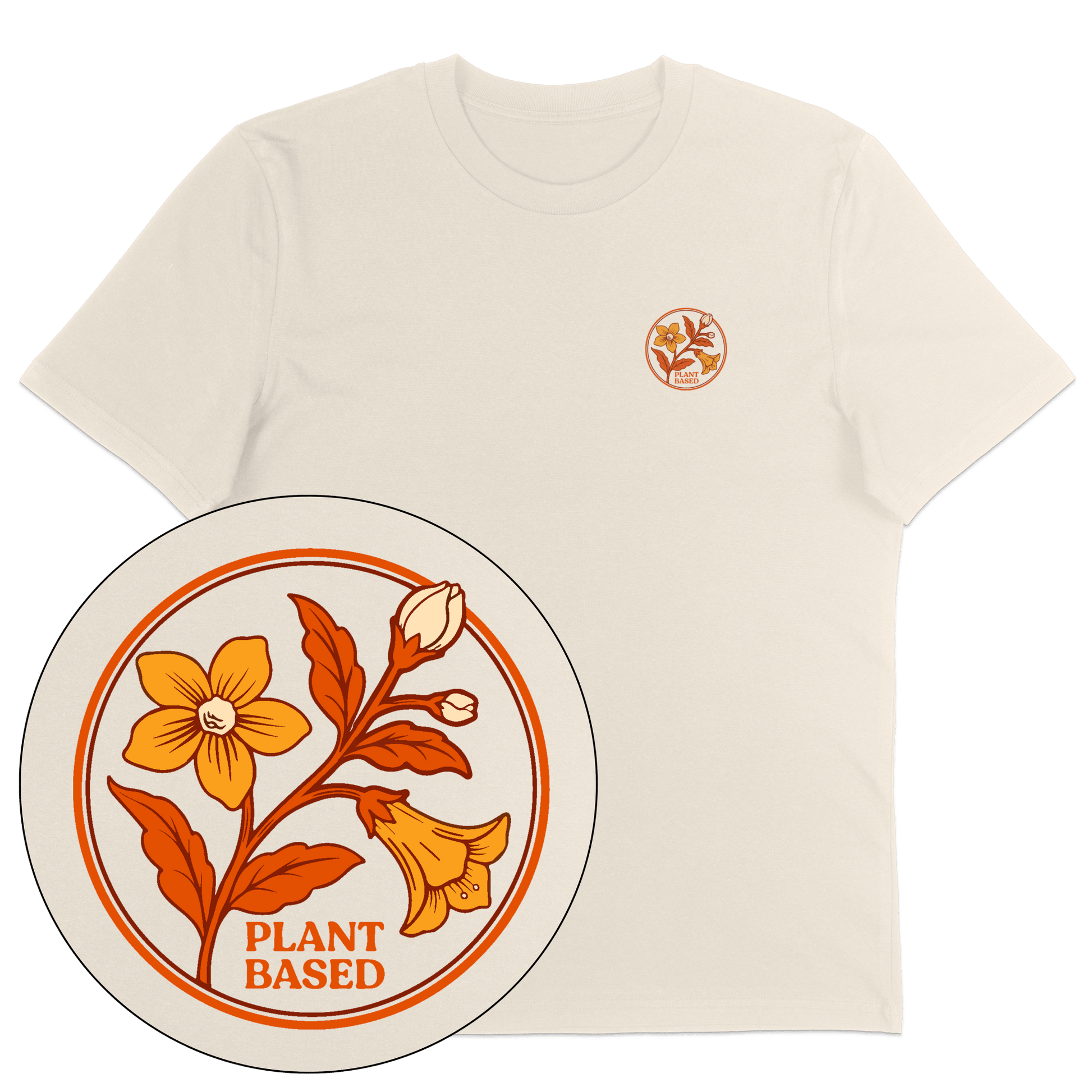 Plant - Based Flowers Streetwear T-Shirt - Vegan America