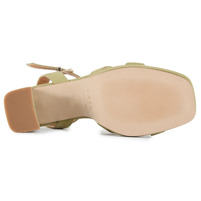 Tulsi Platform Heel Sandals - Vegan America