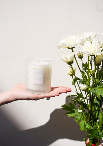 Romance Tahitian Tonka Natural Candle 8oz Kaia Collection - Vegan America