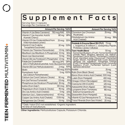 Teen’s Daily Multivitamin+