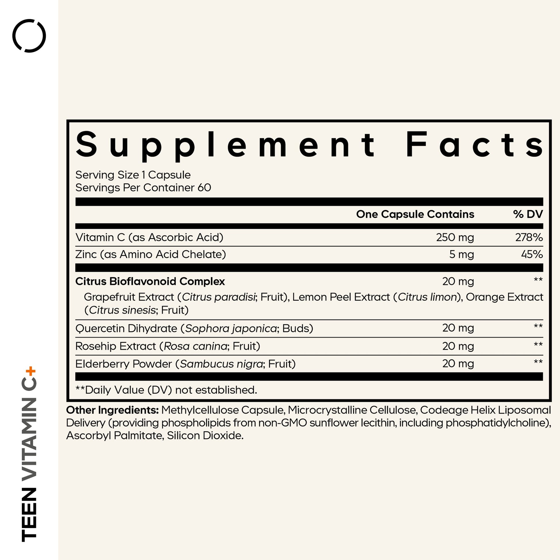 Teen Vitamin C+ - Vegan America