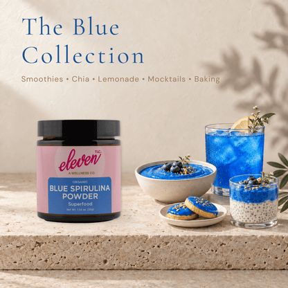 Organic Blue Spirulina Powder | Phycocyanin & Natural Blue Food Coloring | 35 g - Vegan America