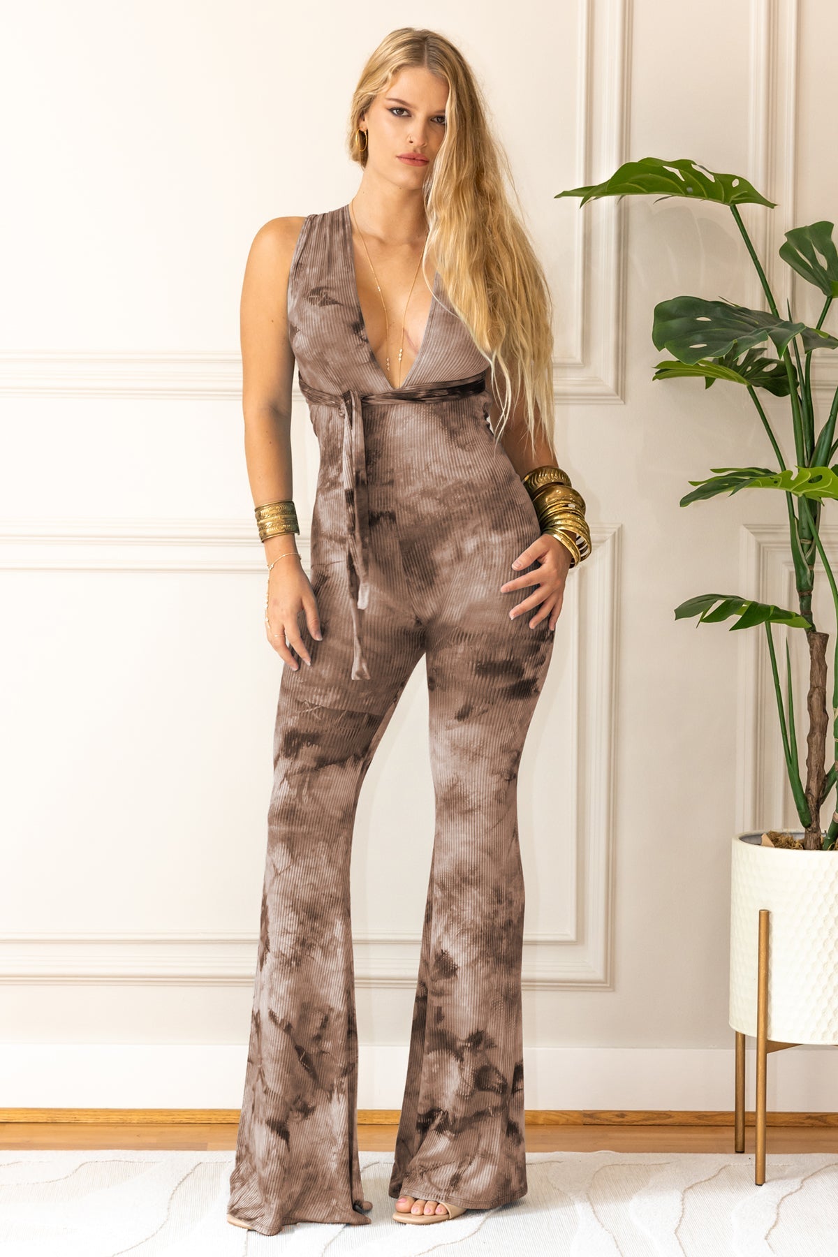 BELLE JUMPSUIT - COCO TIE DYE