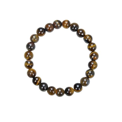 Crystal Healing Beaded Bracelet, Tiger Eye