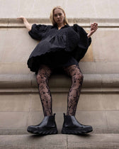 Tiger chelsea black boots - Vegan America