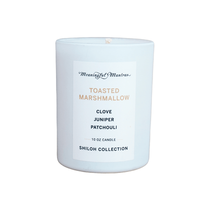Toasted Marshmallow Natural Candle 10oz Shiloh Collection - Vegan America