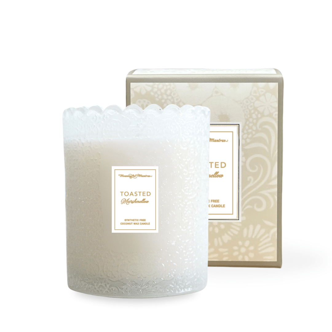 Toasted Marshmallow Natural Candle 8oz Kaia Collection - Vegan America