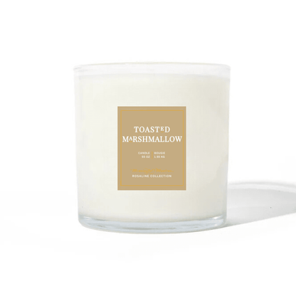 Toasted Marshmallow Natural Candle 55oz Rosaline Collection - Vegan America