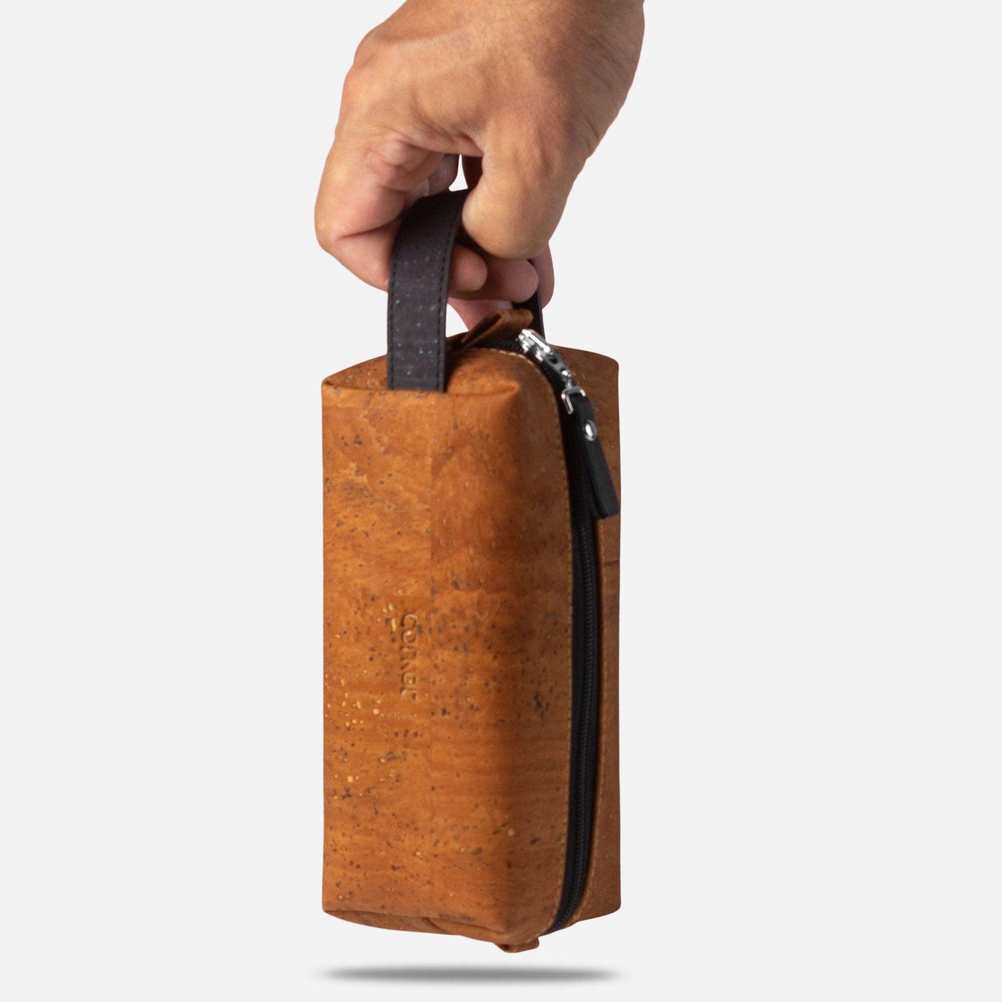 Toiletry Bag Small - Corkor  #color_camel