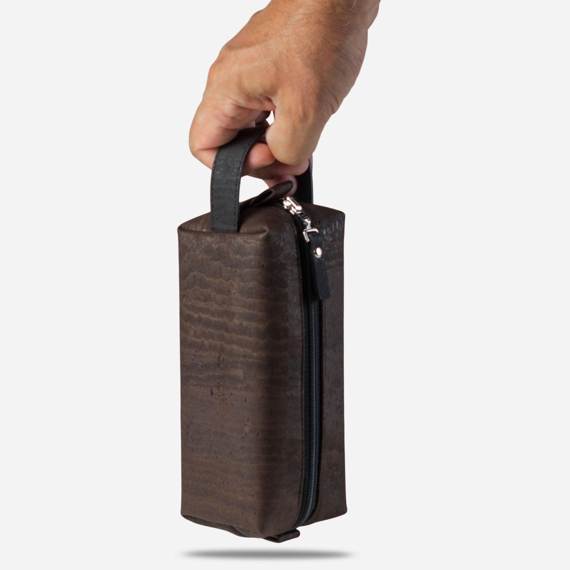 Toiletry Bag Small - Corkor #color_brown