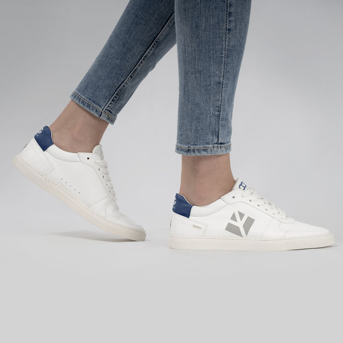 Imperfect - Topsy - White / Blue 46 - Vegan America