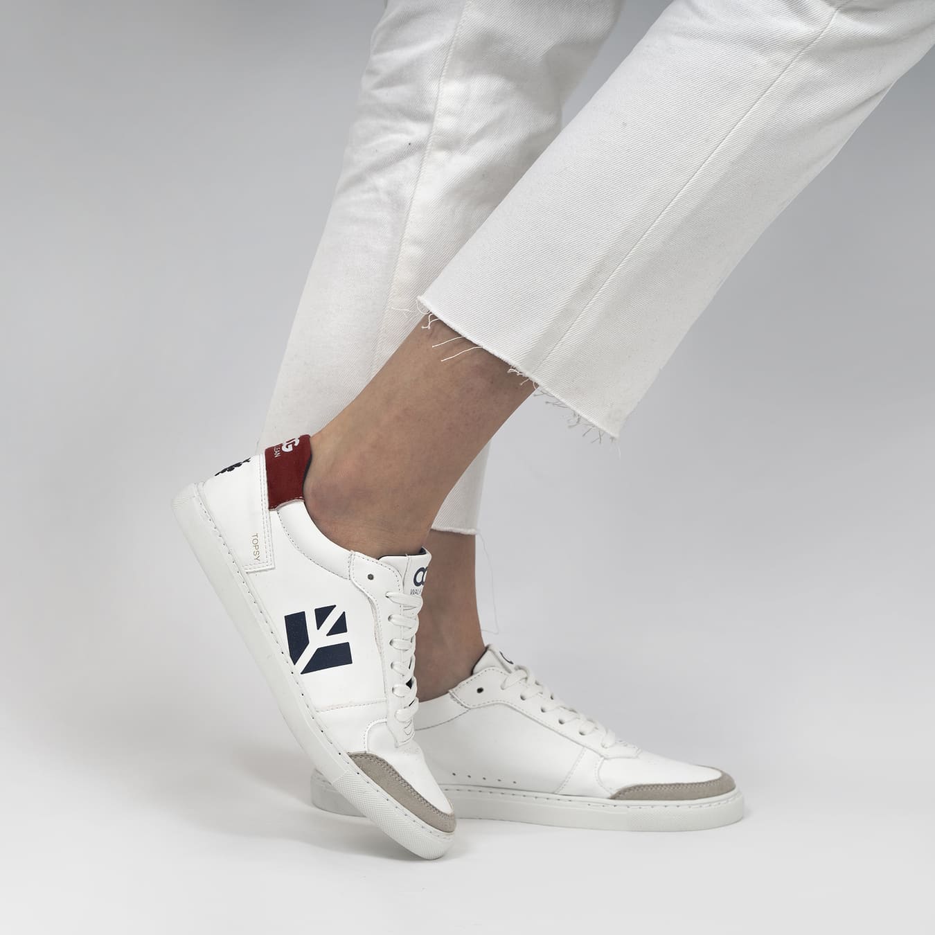 Imperfect - Topsy - Blue / White / Red 37 - Vegan America