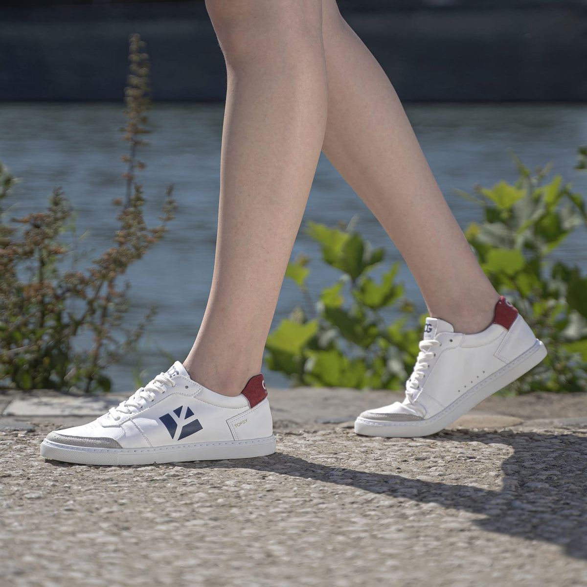 Imperfect - Topsy - Blue / White / Red 42 - Vegan America