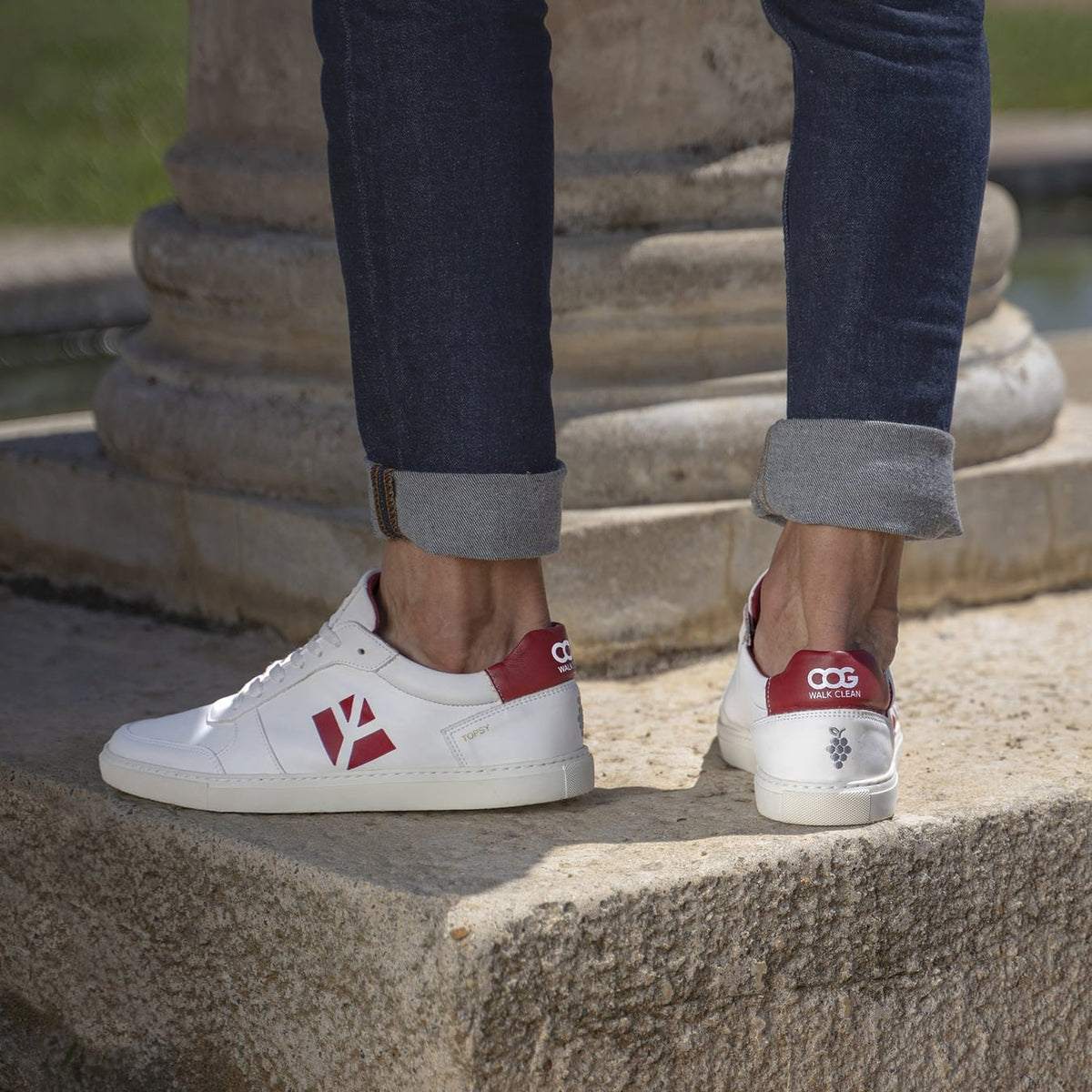 Topsy - White Red - Vegan America